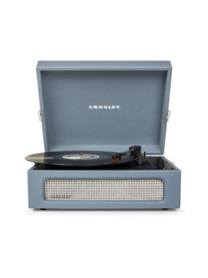 Voyager Portable Turntable In Washed Blue