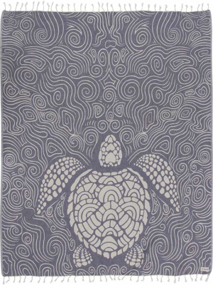 Swirl Turtle Large Towel