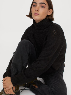 Chunky-knit Turtleneck Sweater