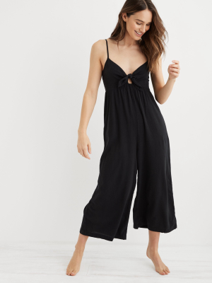 Aerie Tie Front Jumpsuit