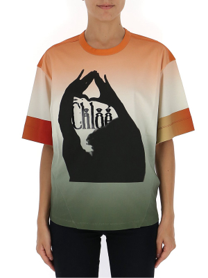 Chloé Graphic Print T-shirt