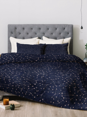 Dash And Ash Starry Night Comforter Set - Deny Designs