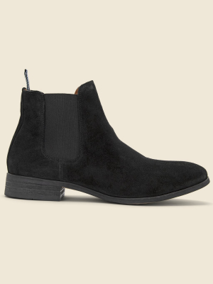 Dev Suede Chelsea Boot - Black