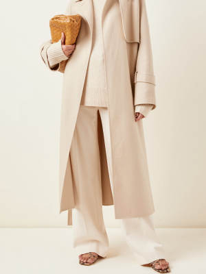 Cottrell Double-faced Cashmere Trench Coat