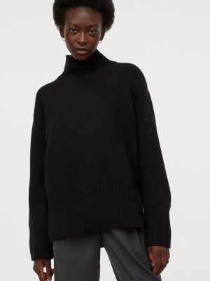 Knit Turtleneck Sweater