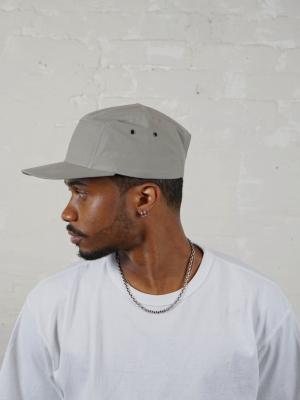 5-panel Cap Made In Usa Light Grey