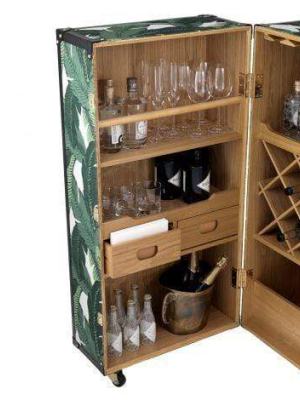 Eichholtz Martini Bianco Wine Cabinet - Green