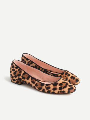 Carolyn Skimmer Flats In Leopard Calf Hair