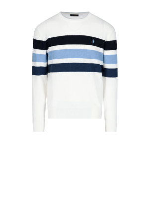 Polo Ralph Lauren Logo Striped Sweater