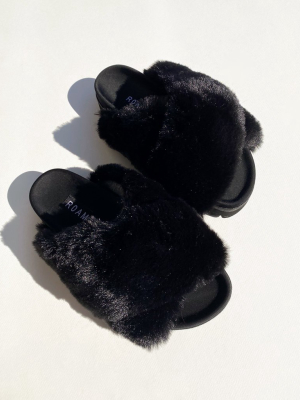 Cloud Black Slides