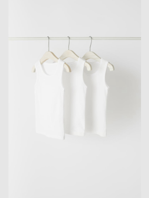 Three-pack Of Basic Tank Tops