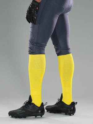 Hue Yellow Over The Knee Sport Socks