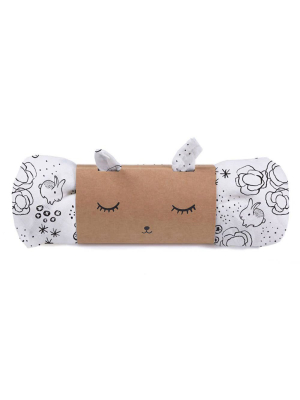 Organic Muslin Swaddle: Bunnies