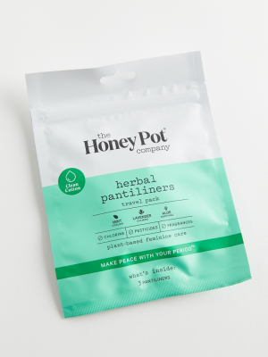 The Honey Pot Company Herbal Pantiliners Travel Pack