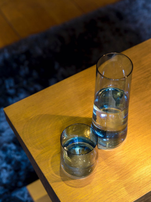 Cin Cin Steel Blue Glasses Set Of Four By Klaar Prims