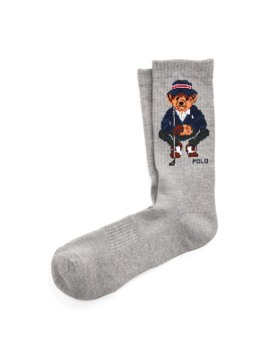 Justin Thomas Polo Bear Socks