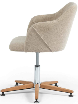 Edna Desk Chair, Fedora Oatmeal