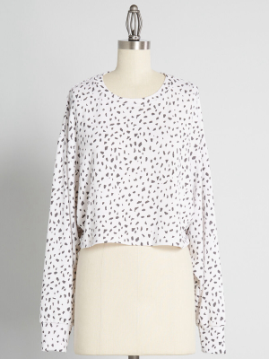 Dotted Out Pullover Sweatshirt