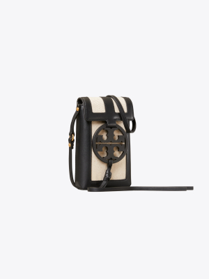 Miller Canvas Quadrant Phone Crossbody