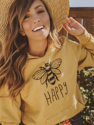 Bee Happy Hoodie