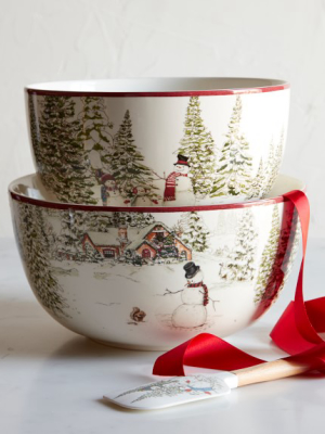 Snowman Mixing Bowls