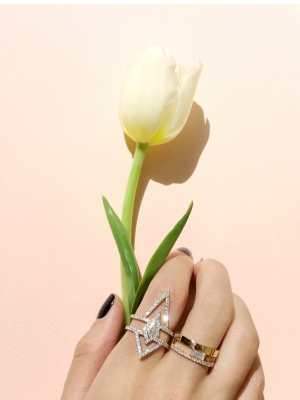 V.o.f Baguette Ring