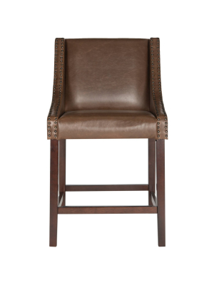 24" Dylan Counter Height Barstool - Safavieh