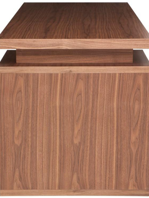 Nuevo Benjamin Desk Table - Walnut