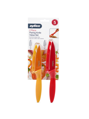 Zyliss 2pk Paring Knife Value Set