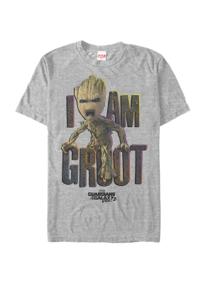 Men's Marvel Guardians Of Galaxy Vol. 2 Groot Growl T-shirt