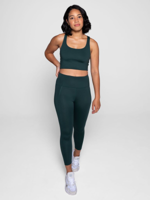 Paloma Sports Bra In Moss