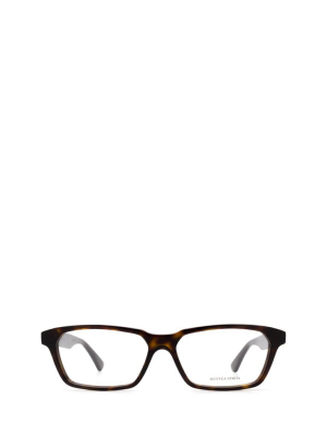 Bottega Veneta Eyewear Rectangular Frame Glasses