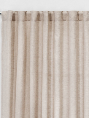 Linen Light Filtering Curtain Panels - Threshold™