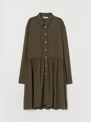 Airy Shirt Dress