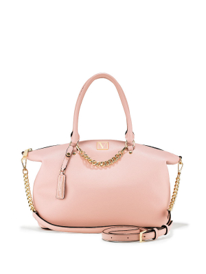 The Victoria Slouchy Satchel In Pebbled