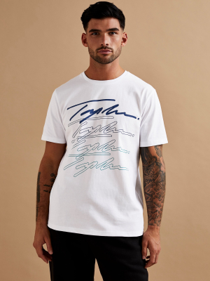 Signature White Gradient T-shirt