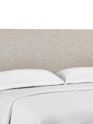 Kara Twin Upholstered Linen Fabric Headboard