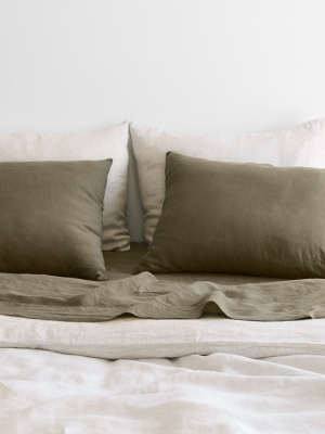 Stonewashed Linen Bed Bundle - Earth Series