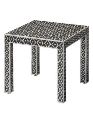 Evelyn Inlay Side Table