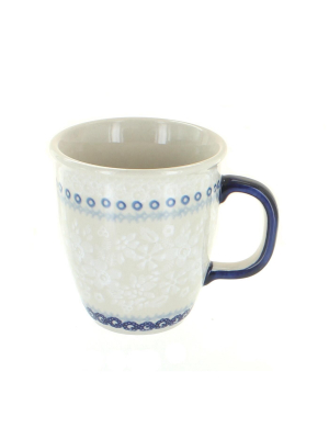 Blue Rose Polish Pottery Victoria Coffee Mug