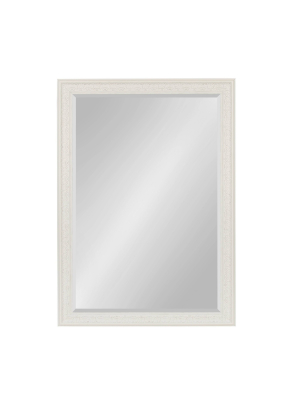 29" X 41" Alysia Framed Wall Mirror White - Kate And Laurel