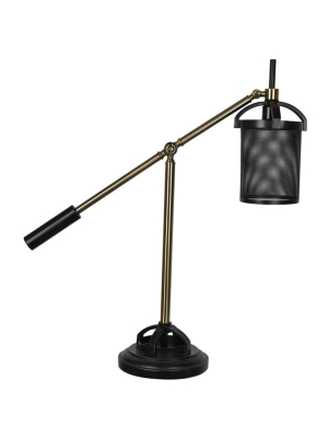 Conrad Table Lamp, Antique Brass