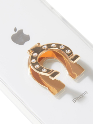 Sonix Cell Phone Grip & Stand - Gold Horseshoe