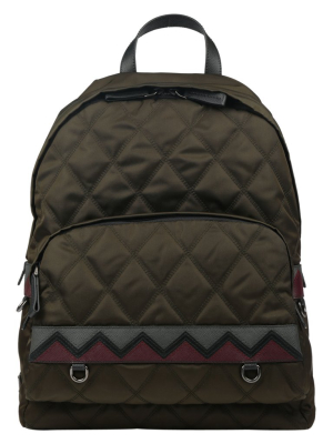 Prada Chevron Trim Quilted Backpack