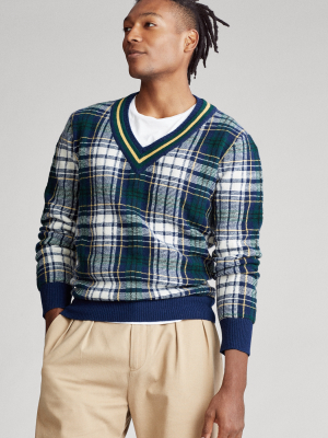 Tartan Wool Cricket Sweater