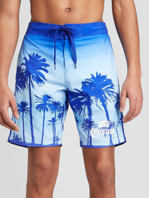 Men's 9" Corona Swim Trunks - Blue