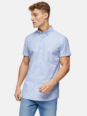 Light Blue Slim Oxford Shirt