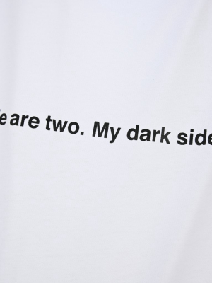 Msgm Quote Printed T-shirt