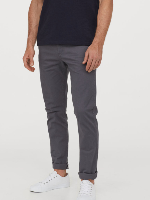 Skinny Fit Cotton Chinos