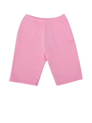 Balenciaga Kids Logo Print Track Shorts